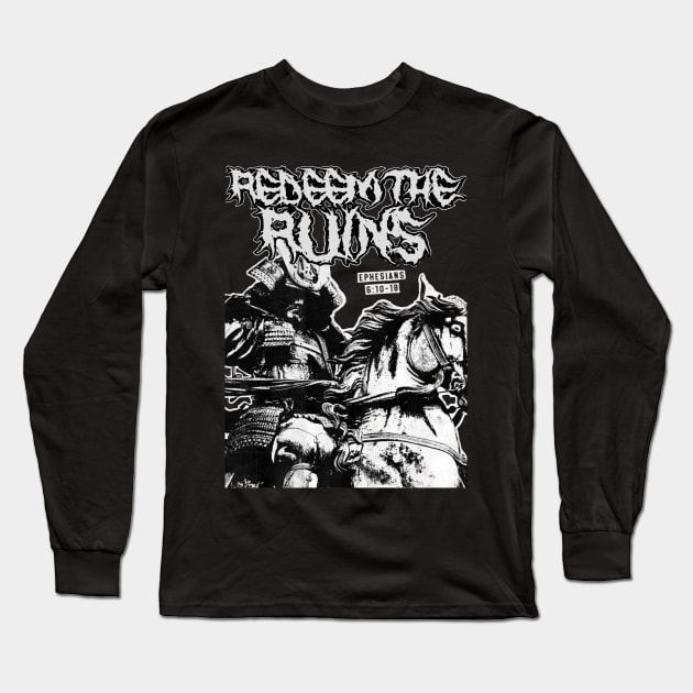 Armor of God Redeem the Ruins Long Sleeve T-Shirt by REDEEM the RUINS